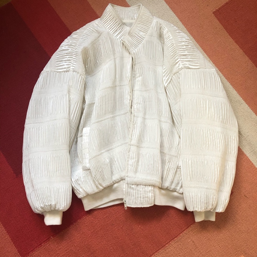 Oversized vintage bomber jacket